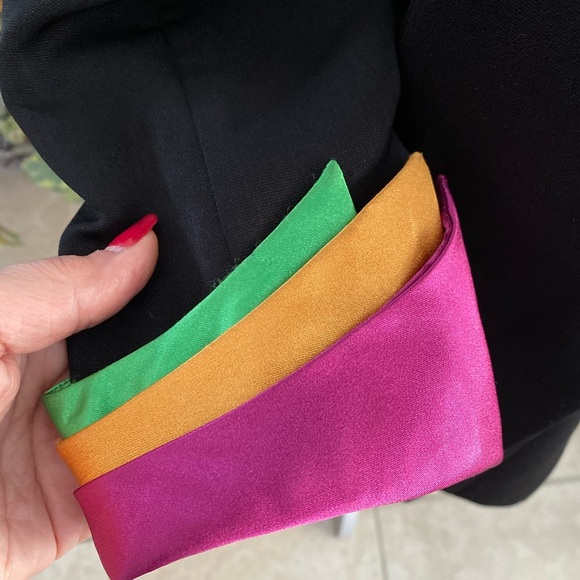 ML Studio Vintage Blazer Art to Wear 80’s 90s Retrocore Dark Acadamia - Picture 8 of 8